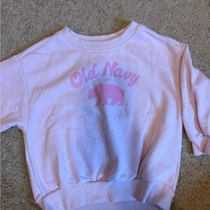 Old Navy Light Pink Kids Sweatshirt